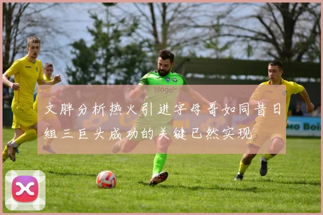 文胖分析热火引进字母哥如同昔日组三巨头成功的关键已然实现